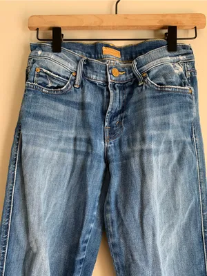 MOTHER Blue Boyfriend Jeans Women Denim Bottoms Size 26 Casual Pants Ankle thumbnail 2