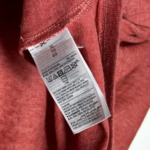 XL Old Navy Coral Linen-Blend Short Sleeve Tee thumbnail 4