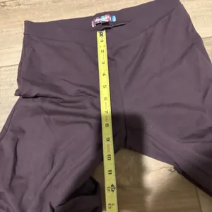 Urban Outfitters ‎ crossover flare Trouser leggings deep purple size 8 thumbnail 6