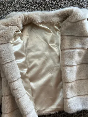 Faux Fur Jacket Tan thumbnail 7