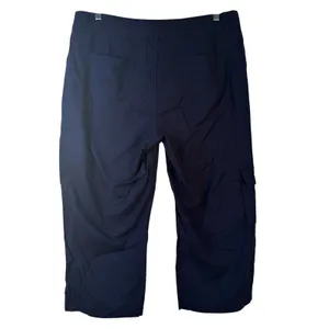 Fresh Produce Journey Capri Pants Navy Blue 100% Cotton Cargo XL NEW thumbnail 2