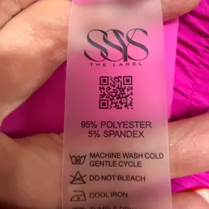SSYS The Label L Athletic Skort Hot Pink Pocket Activewear Mini Skirt Pickleball thumbnail 5