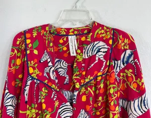 Olivia Wendel X Anthropologie Flannel Sleep Dress Size XS thumbnail 3