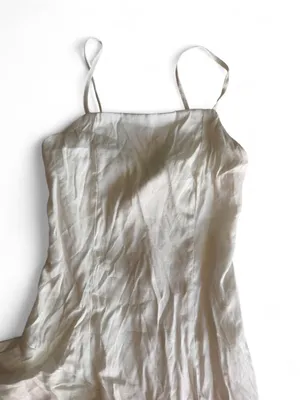 NWT Blue Rain White Ruffle Open Back Mini Dress Size Small thumbnail 5