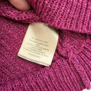 Pepin Womens Magenta Open Knit Surplice Wrap Sleeveless Tank Top Size Large thumbnail 5