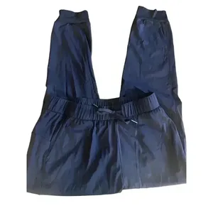 Versatile Navy Blue Drawstring‎ Joggers Athleisure Comfort Pants F21 thumbnail 1