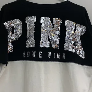 PINK by Victoria’s Secret black and cream pullover size M thumbnail 5
