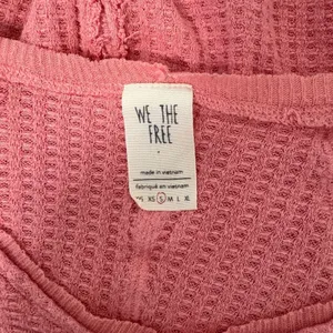 Free People -‎ We The Free Catalina Waffle Thermal Coral Pink Flowy Small thumbnail 4