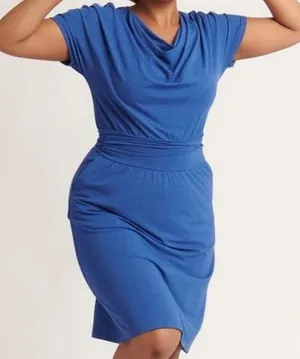 Betabrand Canopy Dress Seaglass Blue 2X thumbnail 1