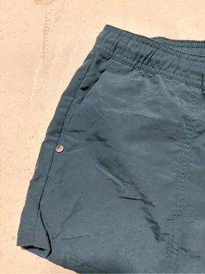 Vuori sunwashed Women's Teal Drawstring Shorts medium thumbnail 4