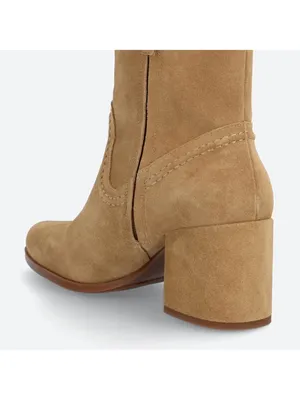 Vince Camuto Womens Pailey Beige Suede Zipper Ankle‎ Boots Shoes NWT thumbnail 2