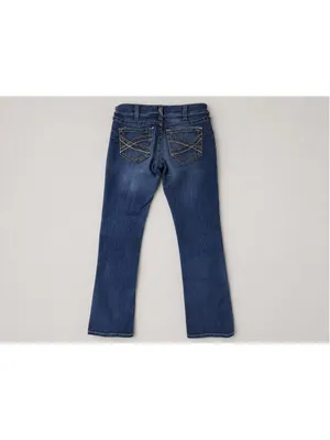 Ariat R.E.A.L. 1257 Women’s 29R Bootcut Jeans Festival Blue Western Stretch‎ thumbnail 2