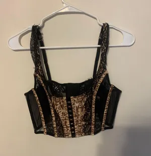 Victoria’s secret cheetah Bustier thumbnail 1