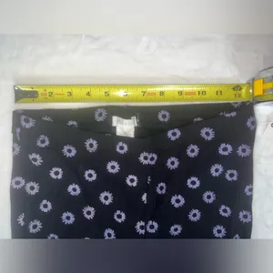 Ultra Flirt Black Floral‎ Wide Leg Pants Small NWT thumbnail 3
