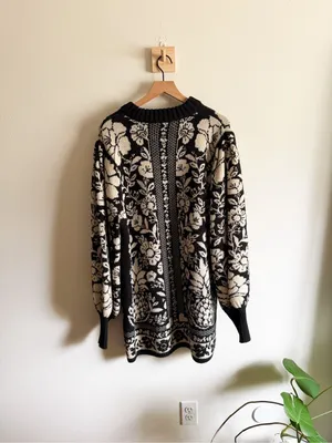 Farm Rio Pineapple Garden Mini Knit Dress Size XL thumbnail 5