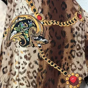 Vintage animal print 80s 90s jacket‎ full zipper lightweight pockets baddie thumbnail 10