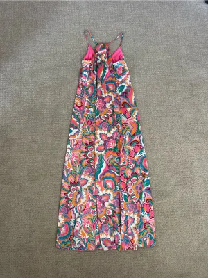 Nicole Miller Floral Maxi Dress Size XS thumbnail 4