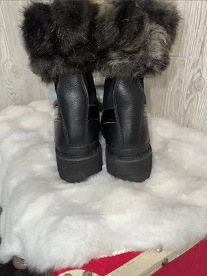 Ariat Fatbaby Black Faux-Fur Cuff Winter Boots thumbnail 11