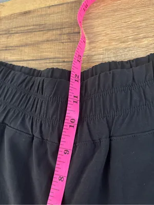 Prana Wide Leg Light Weight Quick Dry Cropped Pull On Pant Black thumbnail 5