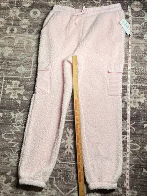 Hippie Rose Women’s Ballet Slipper Cozy Sherpa Joggers,Casual Loungewear|Size:L thumbnail 13