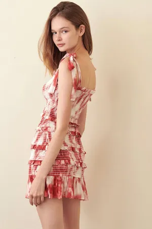 Red Tie-Dye Dress thumbnail 3