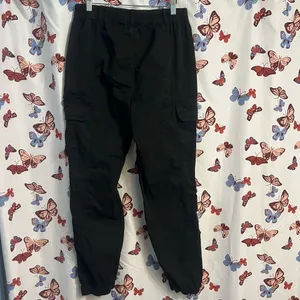 Garage Black Cargo Pants thumbnail 2
