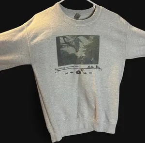 stranger things “running up that hill” oversized sweatshirt  thumbnail 2