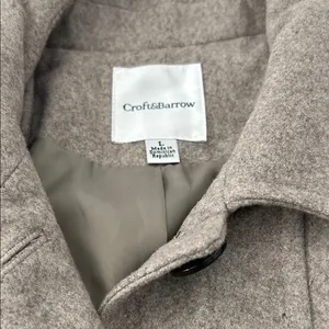 Croft & Barrow Women's Beige Trench Coat thumbnail 2