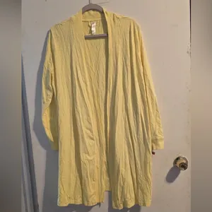 Gilligan & O'Malley Yellow Women's Cardigan thumbnail 2