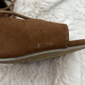 Carlos Santana lace up brown block heel booties Brown Size 10 thumbnail 9