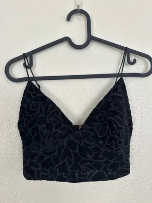 Free People Velvet Bralette thumbnail 4