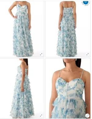 White Prom Dress thumbnail 3