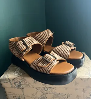 Free People Mandi Weave Platform Sandals  thumbnail 1