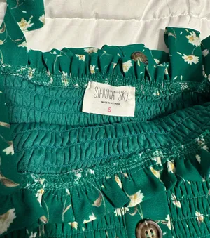 Sienna Sky Green Floral Mini Dress thumbnail 2