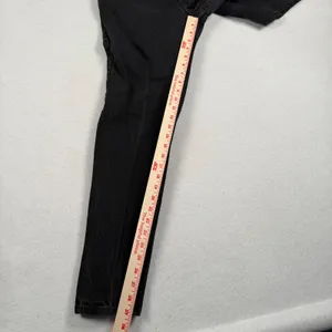 Levis Relaxed‎ Fit Jeans 9M Black Tapered High Rise Made In USA Vintage thumbnail 5