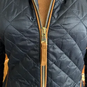 Rafaella Weekend Equestrian‎ Style Navy Diamond Quilted Jacket Petite Medium PM thumbnail 7