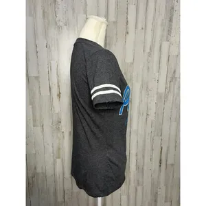Carolina Panthers Women's V-Neck T-Shirt Gray‎ Size Small NFL Apparel thumbnail 2