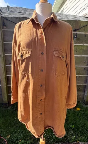 Princess Polly Shacket Oversized Relaxed Flannel‎ Indie Boho Hipster thumbnail 1