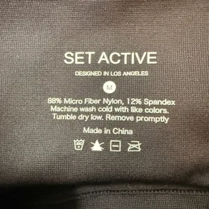 Set Active Sculptflex Bike Shorts Onyx Black High Waisted Seamless Womens M thumbnail 6