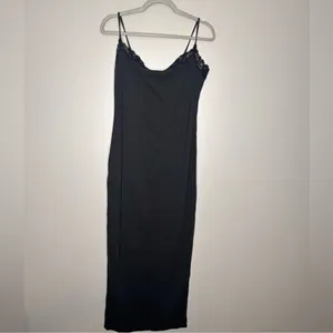 Skims Fits(B22) Everybody Corded Lace Long Slip Dress NWT XS thumbnail 5
