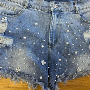 P Cill String of Pearls Coastal Cowgirl Western Granola Preppy Jean Shorts thumbnail 2