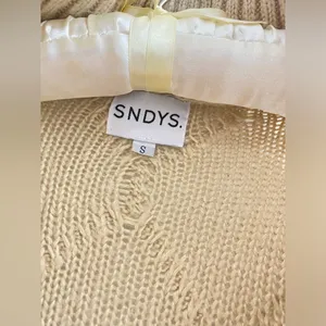 Jax Knit Sweater in Beige SNDYS thumbnail 5