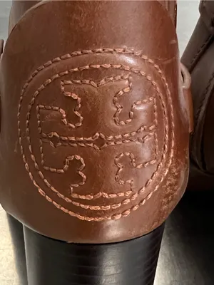 Tory Burch Almond Brown Colton 85mm Galleon Leather Bootie - Size 8 - NWT. thumbnail 7