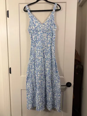 Olivaceous Floral Midi Dress thumbnail 4