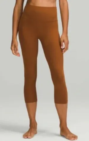 Lululemon Women's Size 14 Align High-Rise Crop 21" Copper Brown Tight Pant thumbnail 1