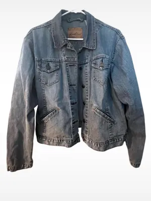 Levi’s Jean Jacket Large 12/14 Blue Denim Trucker thumbnail 2