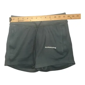 Alphalete Womens Green Essential‎ Core Shorts, XS thumbnail 6