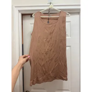 SKIMS Size 3X Cotton Rib Long Tank Top Sienna Brown Stretch AP-TNK-0463 NWT thumbnail 5