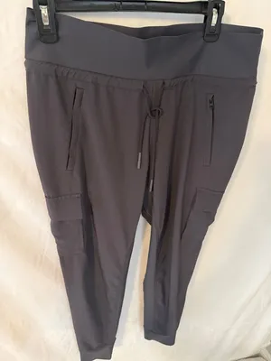 Athleta Dark Gray Women's Cargo Jogger Pants thumbnail 6