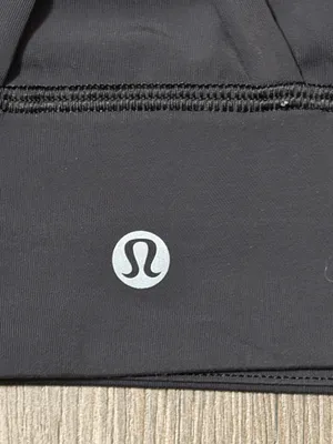 Lululemon black sports bra with criss-cross straps thumbnail 3
